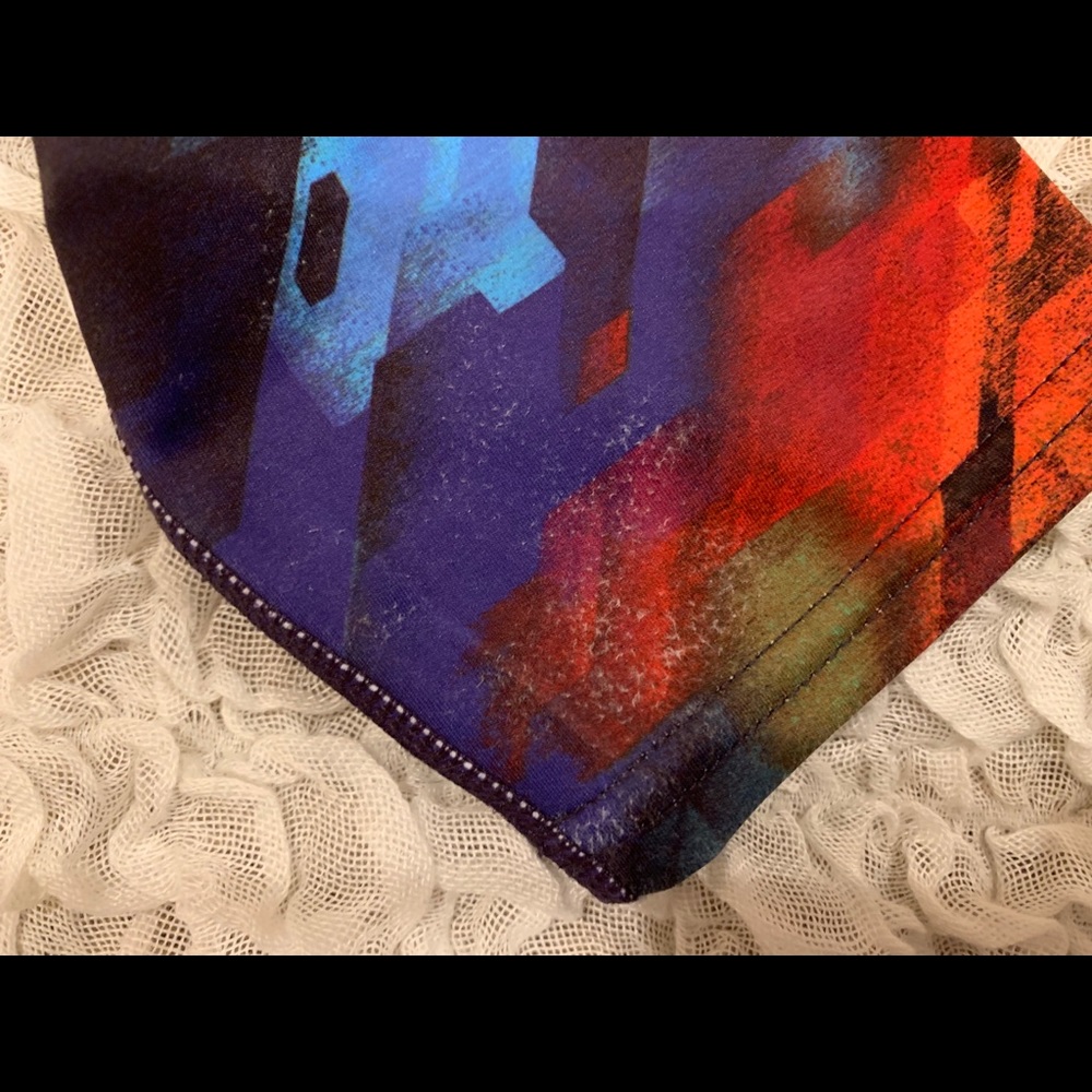 Athleta Sonar Colorburst Yoga Workout Run Tights - Picture 4 of 8